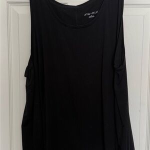Ava & Viv Women's Classic Black Tank Top